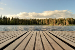 dock by a lake