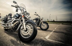 motorcycles ready for a road trip