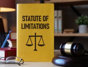 Statute of Limitations book in yellow